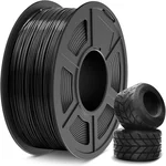 SUNLU TPU 3D Printer Filament, 1.75mm, 1kg, Black, 95A