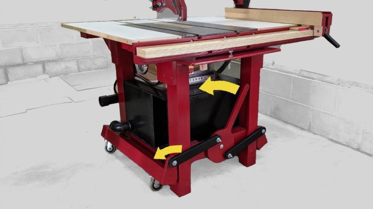 Table Saw Retractable Casters