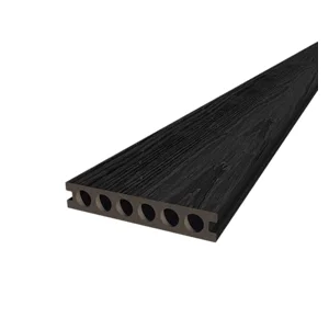 Treslam Outdoor Composite Decking Boards 96'' x 5.4'' x 0.9''(9-Pieces), Black R