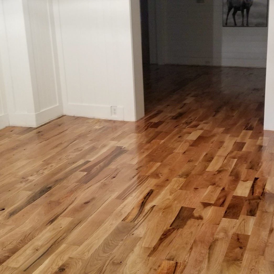 Unstained Oak Hardwood Floors