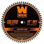 WEN BL1060 10-inch 60-tooth carbide miter saw blade with 5/8-inch arbor