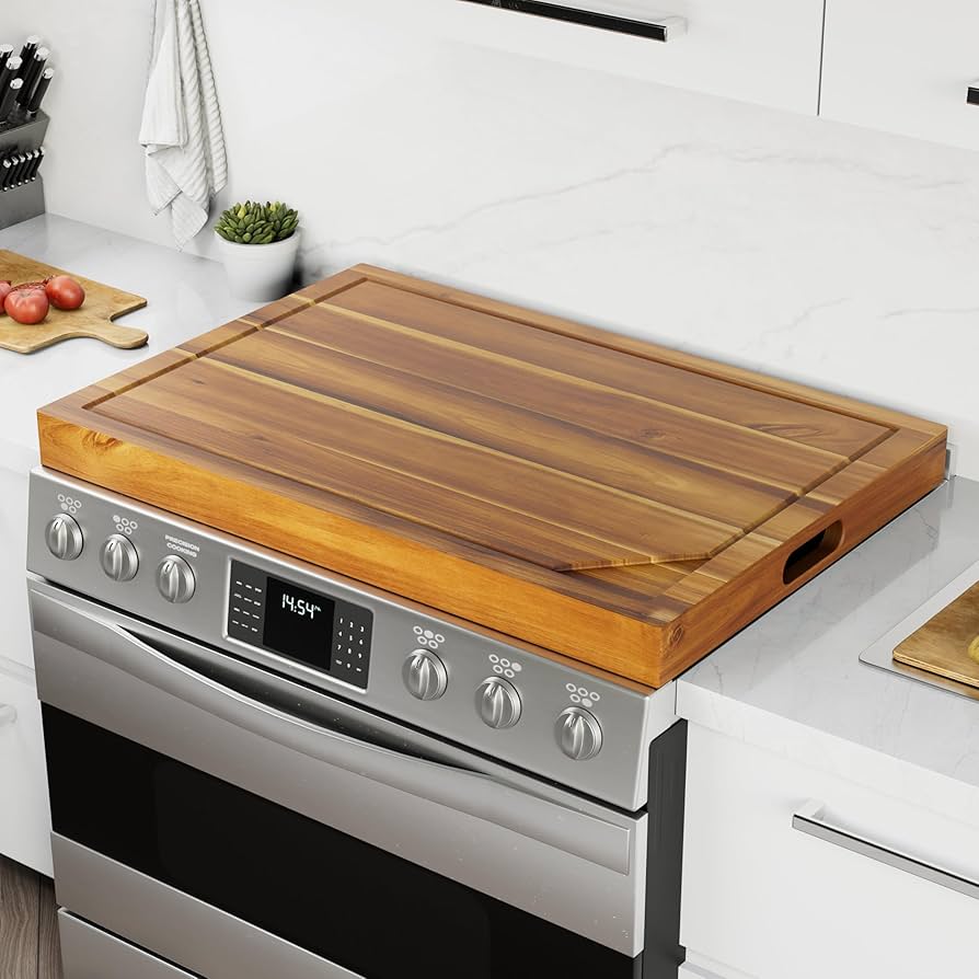 Wood Stove Cover With Handles