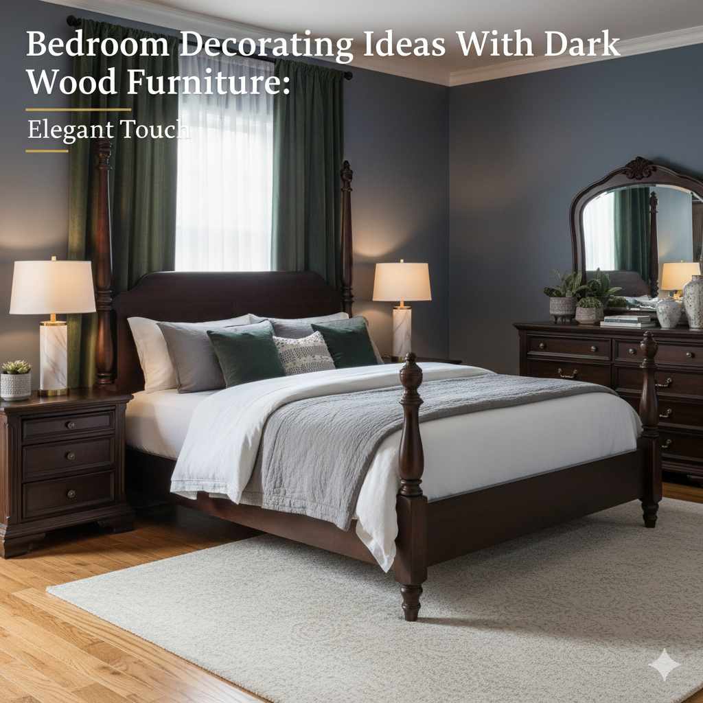 Bedroom Decorating Ideas With Dark Wood Furniture