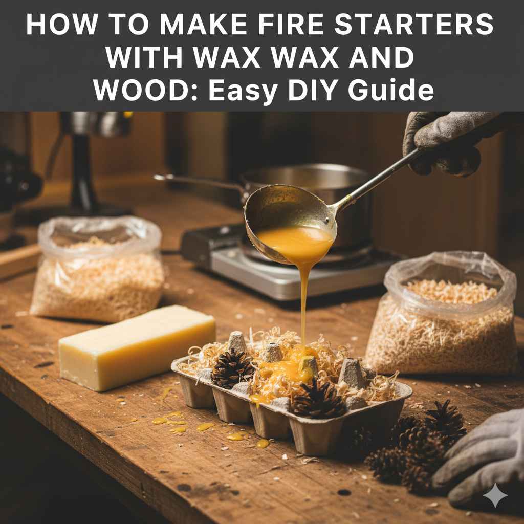 How to Make Fire Starters With Wax And Wood
