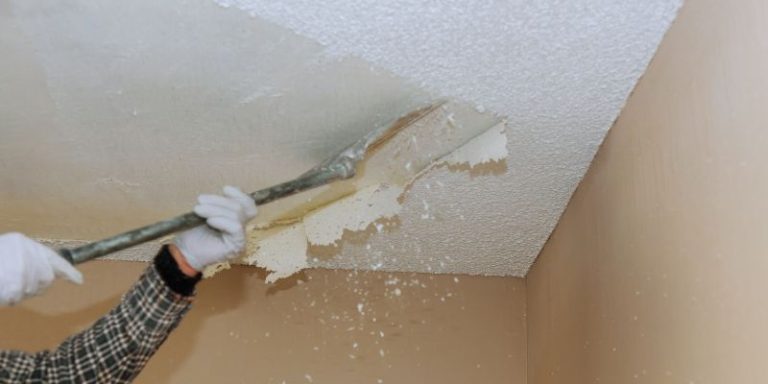 How to Remove Stucco Ceiling That Has Been Painted