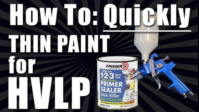 Do I Need to Thin Water Based Paint for Spraying