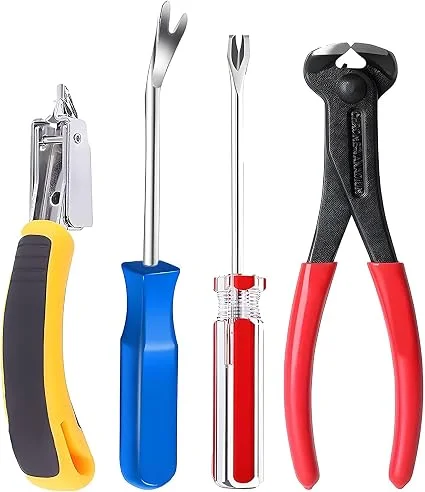 Fifatopo 4-piece staple and tack remover tool set