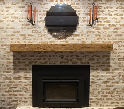 How to Attach a Wood Mantel to a Brick Fireplace