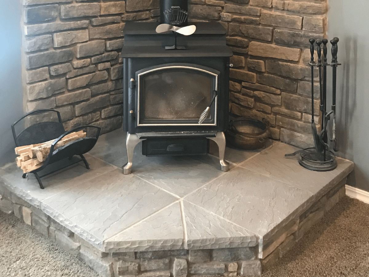 How to Build a Hearth for a Wood Burning Fireplace