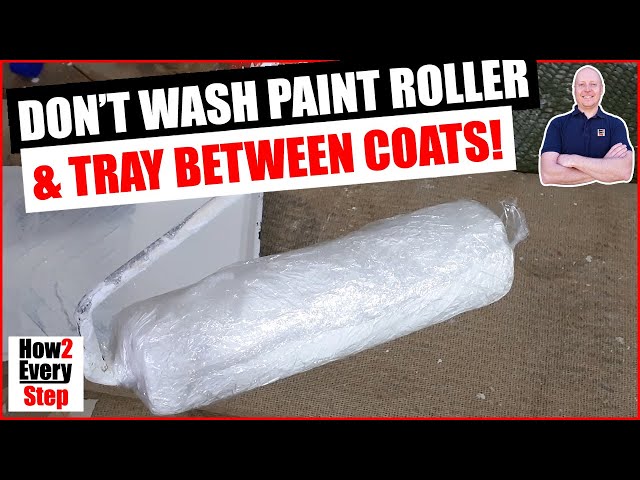 How to Keep Paint Roller from Drying Out between Coats