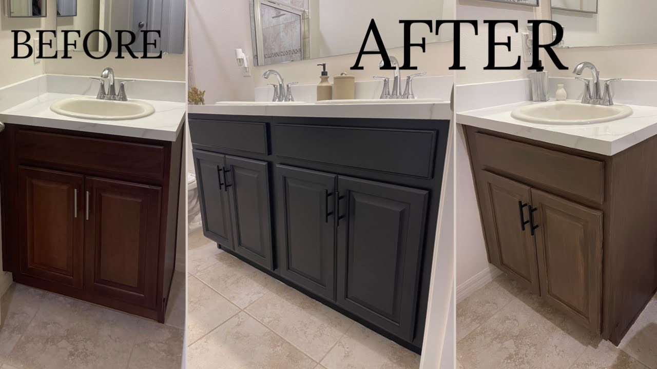 How to Paint Bathroom Cabinets That are Not Wood
