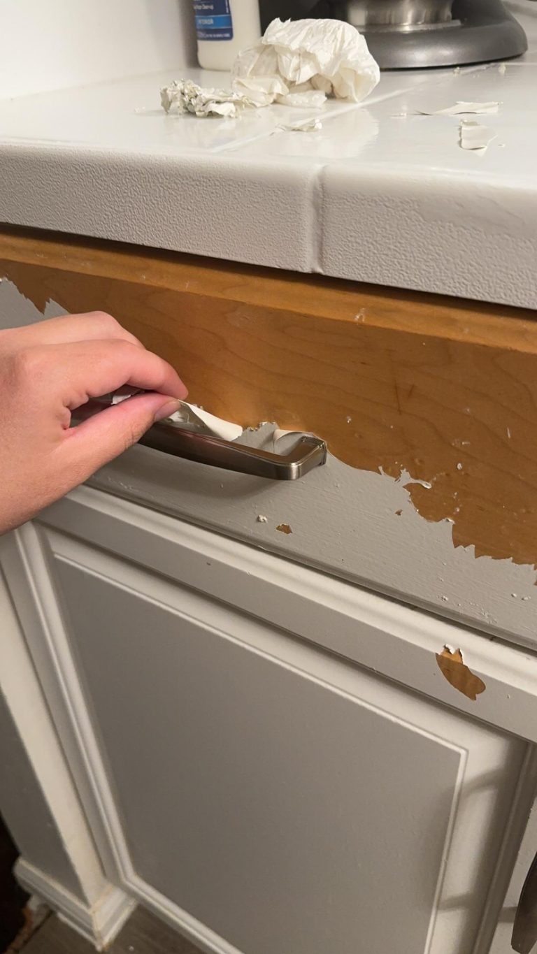 How to Remove Paint from Cabinets Without Sanding