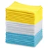 Microfiber cleaning cloths for wiping lacquered wood without scratching the finish