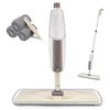 HOMTOYOU refillable spray mop with washable microfiber pad
