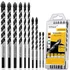 Extended Masonry and Concrete Drill Bit Set
