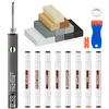 Wood floor scratch repair kit with heat pen