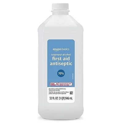 Amazon Basics 70 percent isopropyl rubbing alcohol 32 ounce