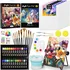 Nicpro 68-Piece Acrylic Paint and Canvas Set