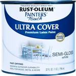 Rust-Oleum Painters Touch Ultra Cover Semi-Gloss White Paint, 1 quart