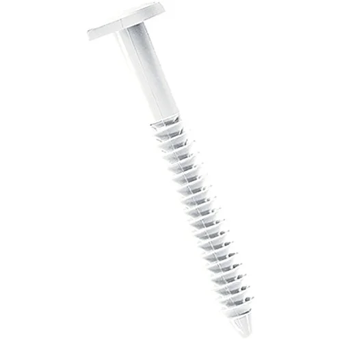 Ekena Millwork Lifetime Vinyl Shutter-Lok peg fastener for no-drill mortar-joint shutter mounting