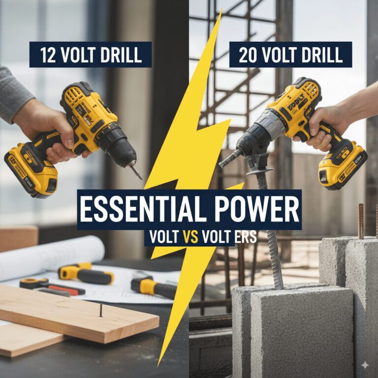 12 volt vs 20 volt drill comparison
