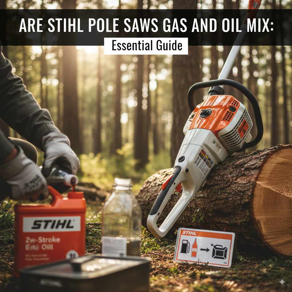 Are Stihl Pole Saws Gas and Oil Mix