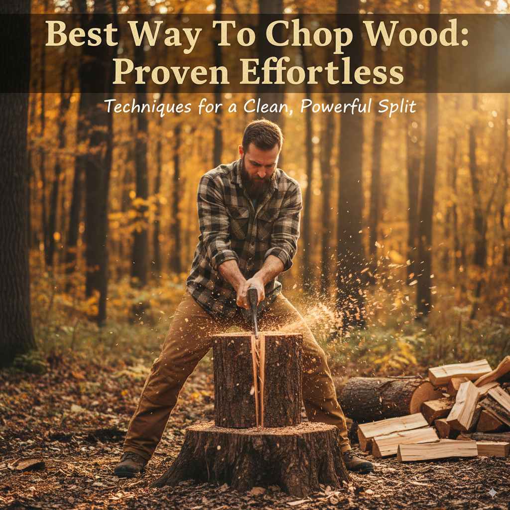 Best Way to Chop Wood