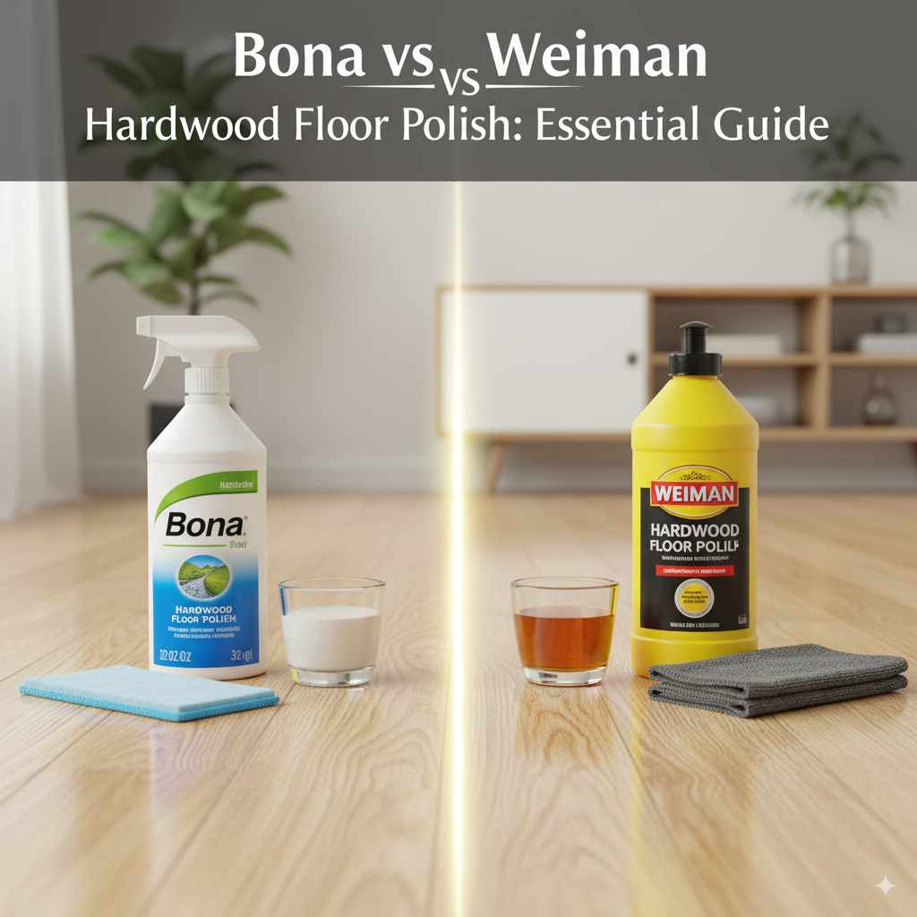 Bona vs Weiman Hardwood Floor Polish