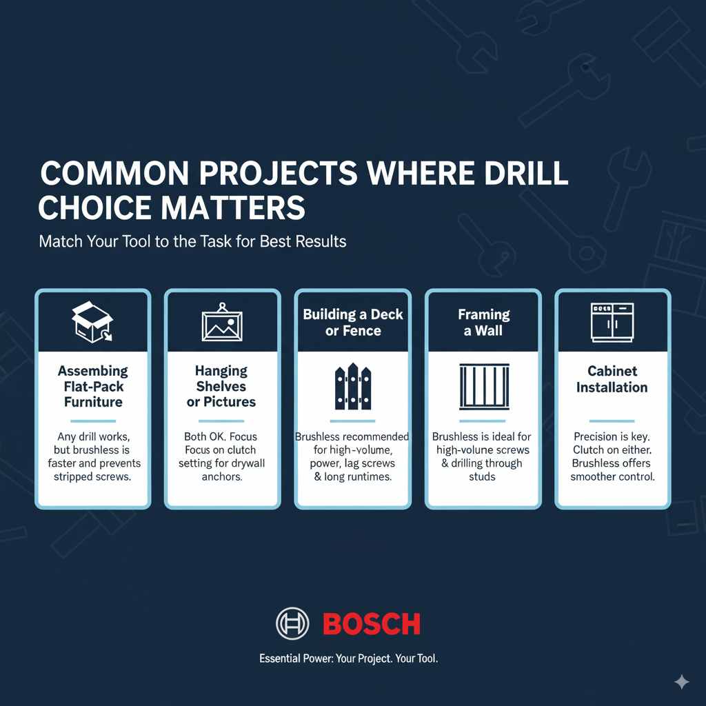 Common Projects Where Drill Choice Matters