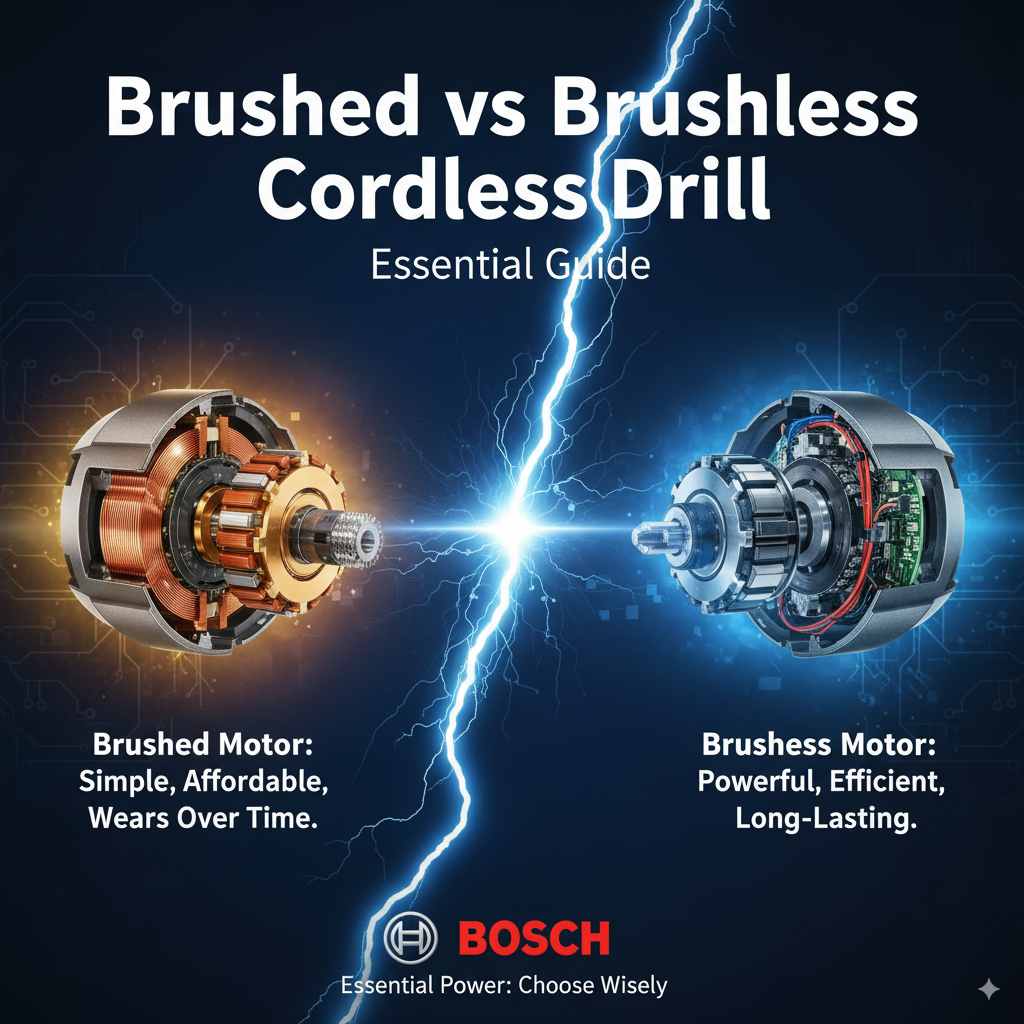 Brushed vs Brushless Cordless Drill