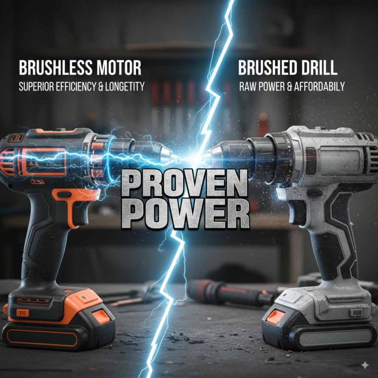 Brushless Motor vs Brushed Drill
