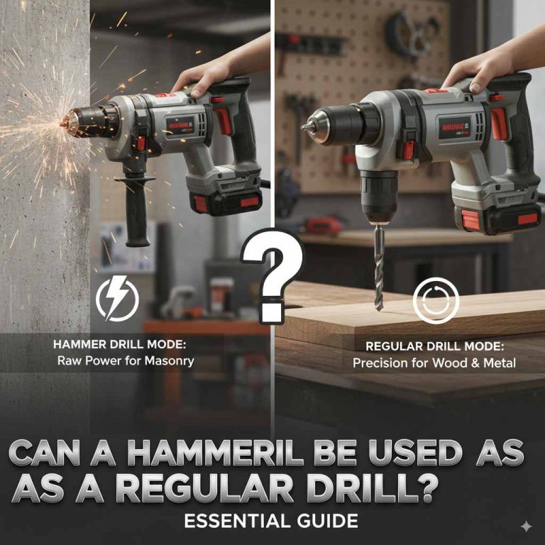 Can A Hammer Drill Be Used As A Regular Drill