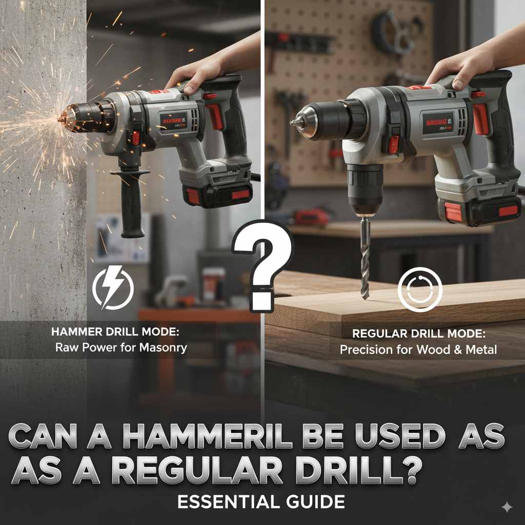 Can A Hammer Drill Be Used As A Regular Drill