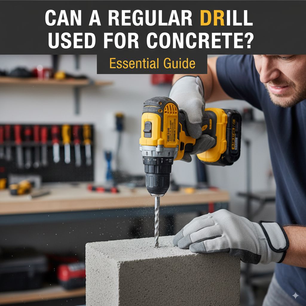 Can A Regular Drill Be Used For Concrete: Essential Guide