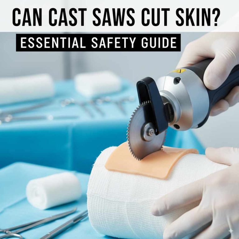Can Cast Saws Cut Skin