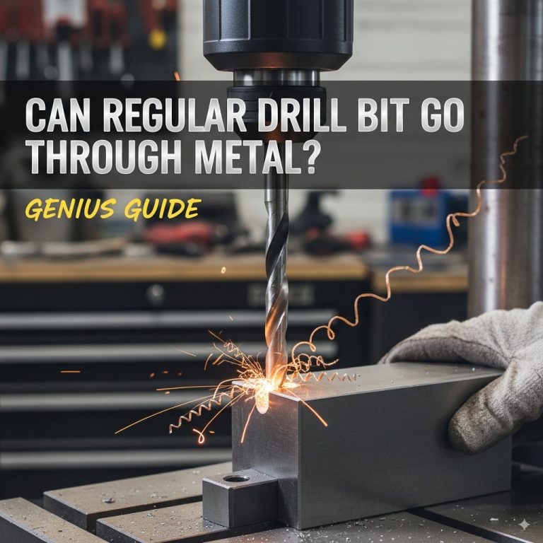 Can Regular Drill Bit Go Through Metal