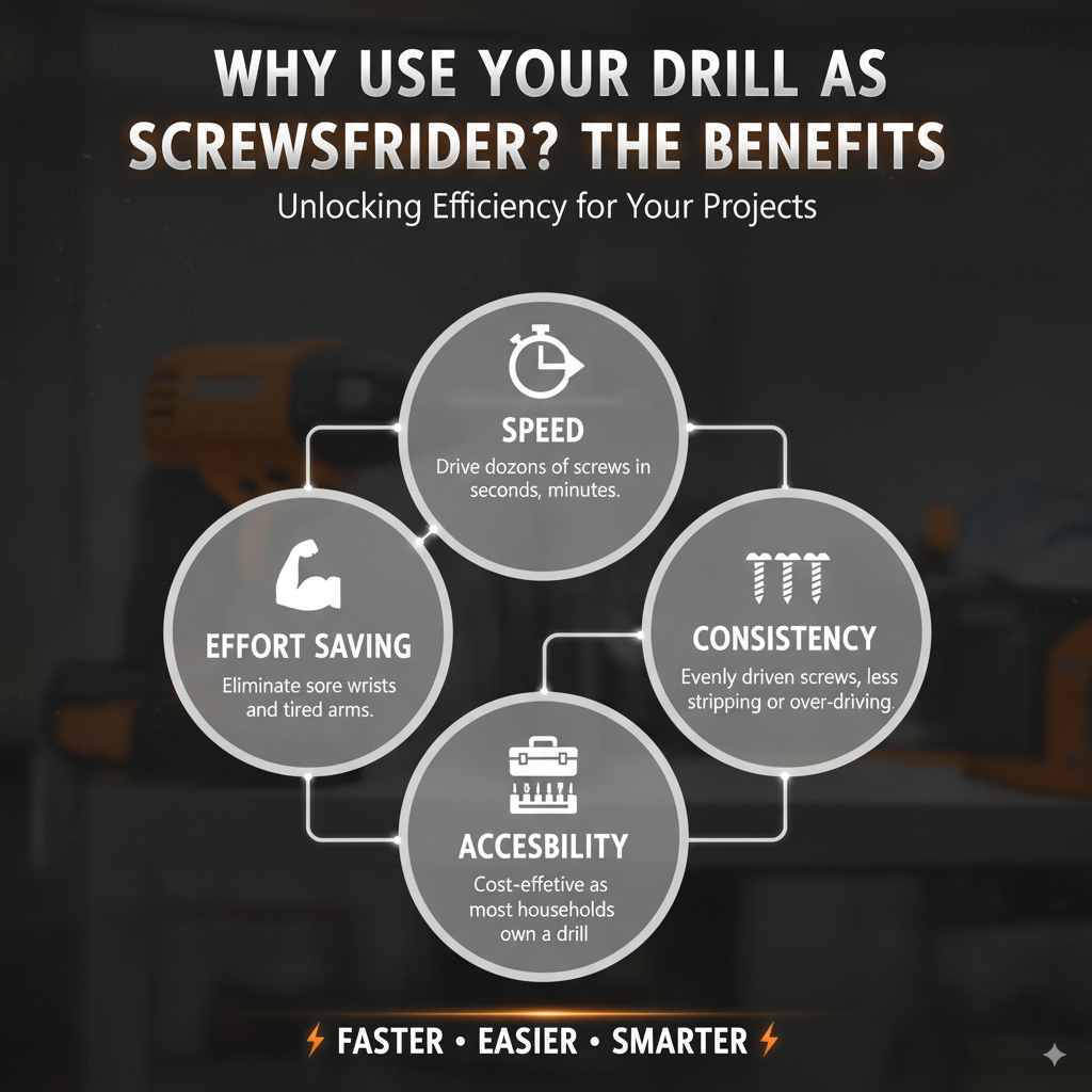 Why Use Your Drill as a Screwdriver