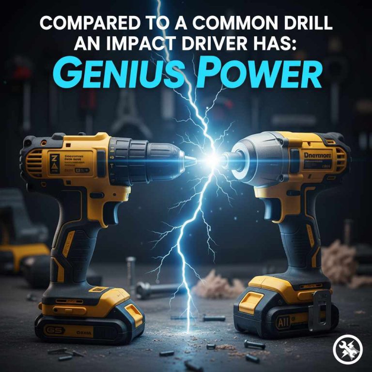 Compared To A Common Drill An Impact Driver Has