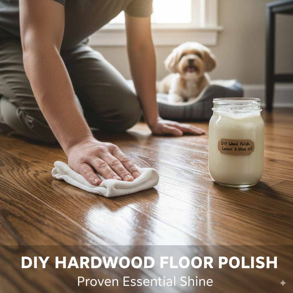 DIY Hardwood Floor Polish