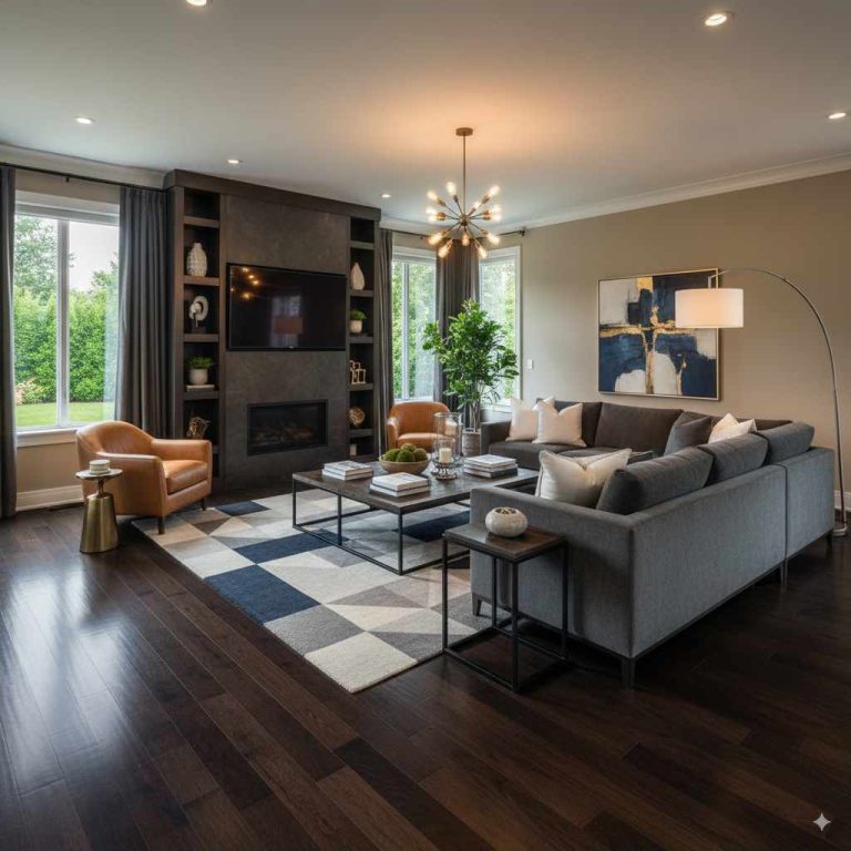 Dark Hardwood Floor Living Room Ideas