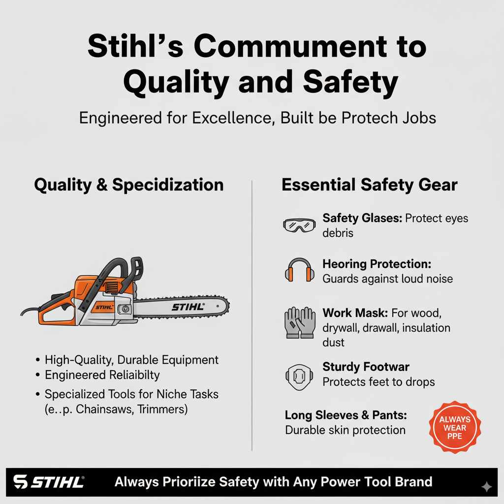 Stihl's Commitment to Quality and Safety