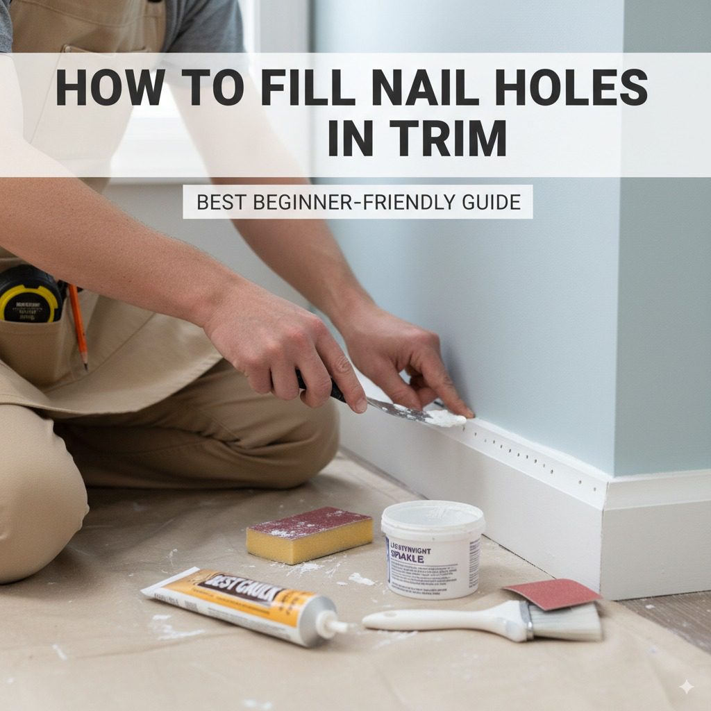 How to Fill Nail Holes in Trim