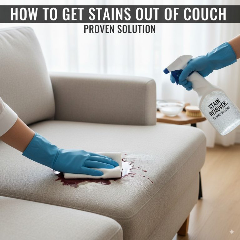 How to Get Stains OUT of Couch