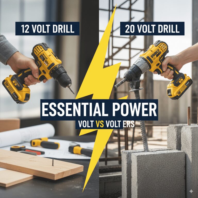 12 Volt VS 20 Volt Drill
