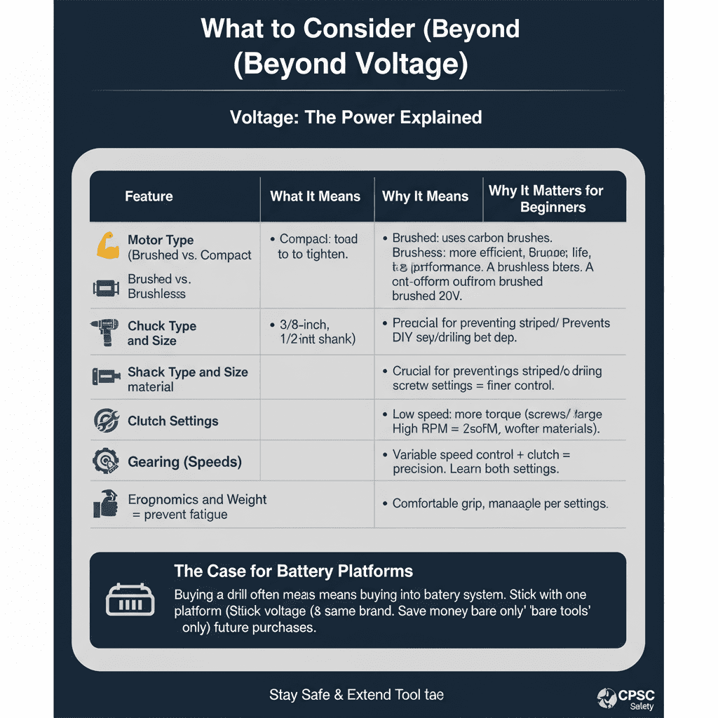 Drill Features to Consider (Beyond Voltage)