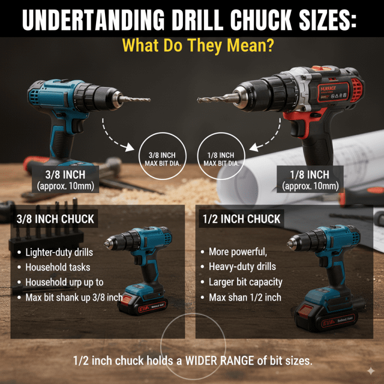 1 2 Inch vs 3 8 Inch Drill: Essential Guide