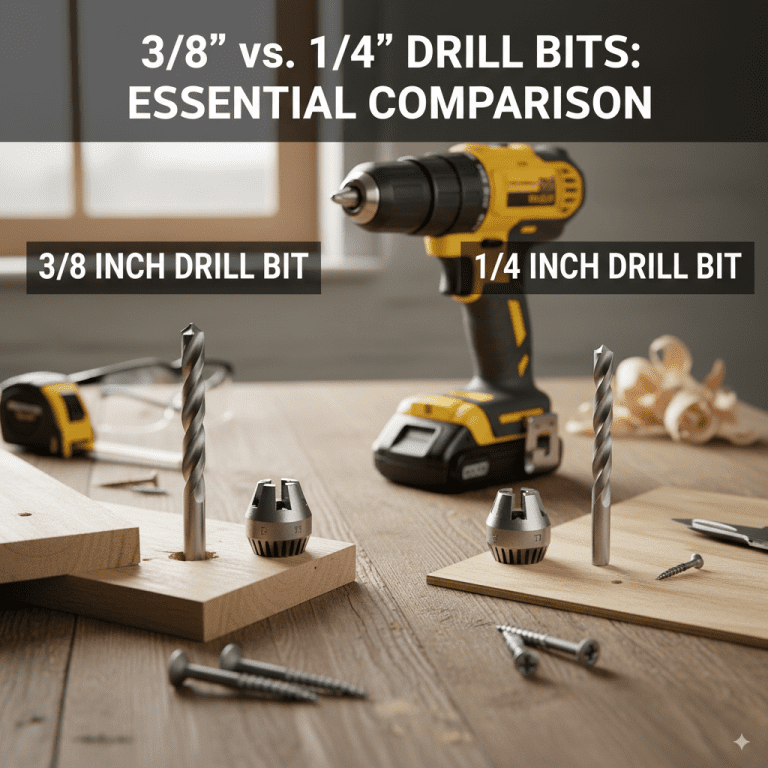 3 8 Drill Bit vs 1 4