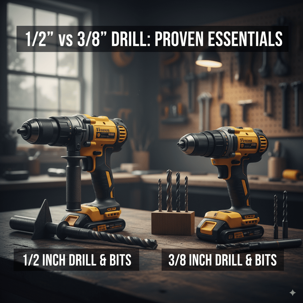 1 2 Drill vs 3 8