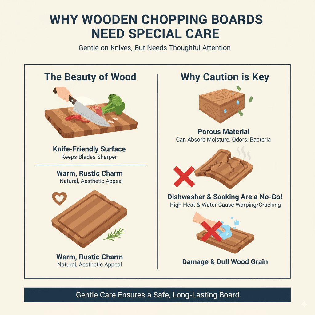 Why Wooden Chopping Boards Need Special Care