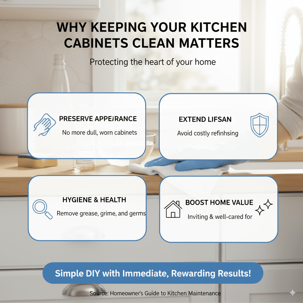 Why Keeping Your Kitchen Cabinets Clean Matters